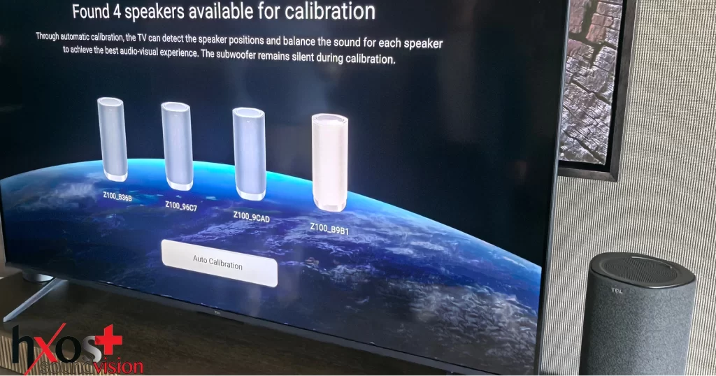 TCL Z100: Σύστημα διακριτών ασύρματων ηχείων Flex Connect 