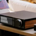 Rear panel of the Evo 150 SE highlighting HDMI ARC, phono input, and digital connections.