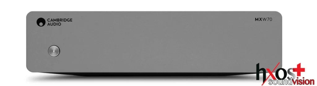 Cambridge Audio MXW70, τελικός ενισχυτής Class D, Hypex NCORE, μονομπλοκ ενισχυτής, streaming ενισχυτής, MXN10 streamer, ενισχυτής hi-fi, compact ηχοσύστημα, balanced XLR είσοδοι, Lunar Grey hi-fi.