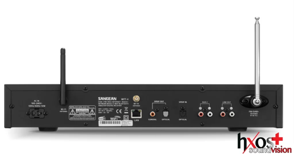 Επιτραπέζιος ραδιοφωνικός δέκτης Sangean WFT-4 με υποστήριξη FM, DAB+, internet radio και Bluetooth aptX