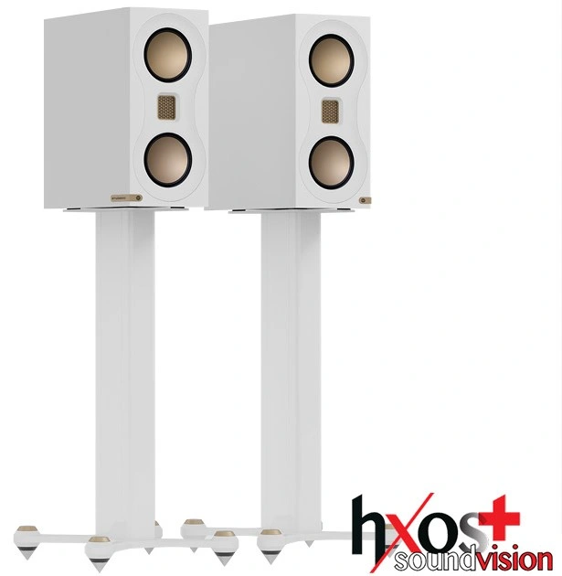 Monitor Audio Studio 89 – ηχείο υψηλής απόδοσης σε λευκό high-gloss φινίρισμα