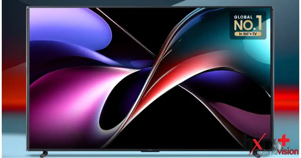 Η 116UX της Hisense είναι RGB Mini LED με κάλυψη έως 95% του BT.2020 και φωτεινότητα 8.000 nits