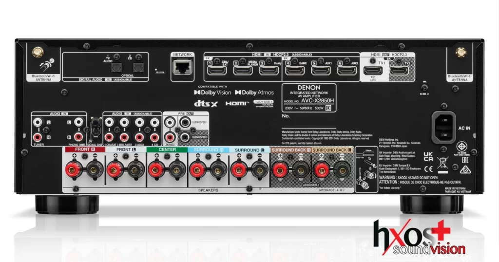 Ο Denon AVC-X2850H δεν είναι απλώς ένας AV receiver. Είναι το κέντρο ελέγχου μιας σύγχρονης οπτικοακουστικής εμπειρίας.