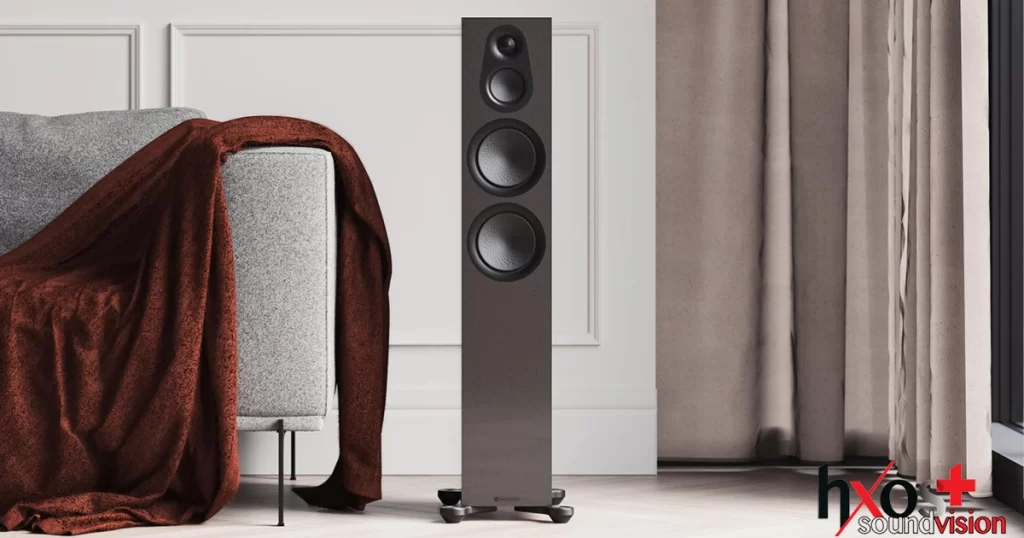 Monitor Audio Unveils Exclusive Limited Edition Silver Series 300 7G & Silver Series 100 7G Speakers in Carbon Black Metallic Finish