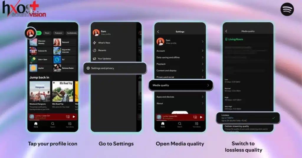 Spotify Lossless audio