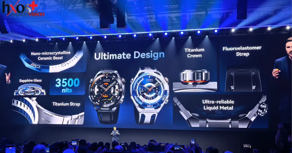 HUAWEI WATCH GT6, το HUAWEI WATCH Ultimate 2, το νέο αναβαθμισμένο HUAWEI WATCH D2 με μπλε λουράκι και το HUAWEI MatePad 12 X