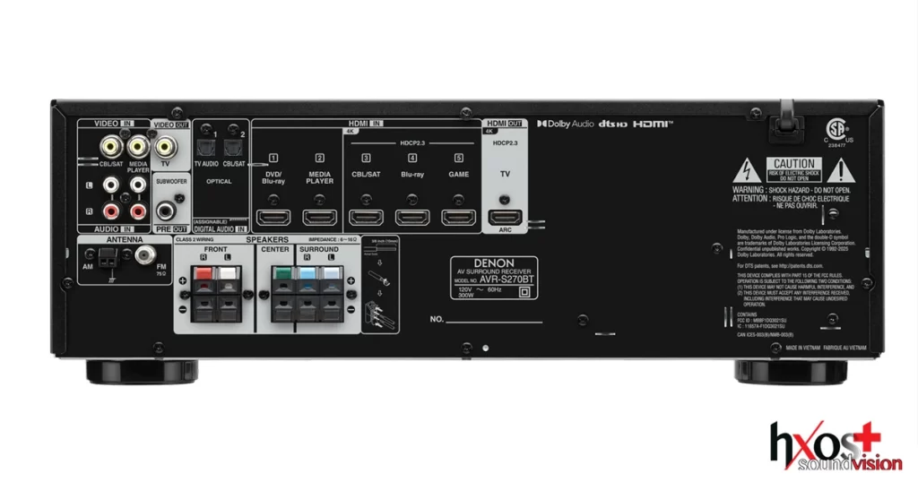 Denon AVR-S270BT: Το νέο entry-level AV που προσφέρει σχεδόν τα πάντα, εκτός από Dolby Atmos