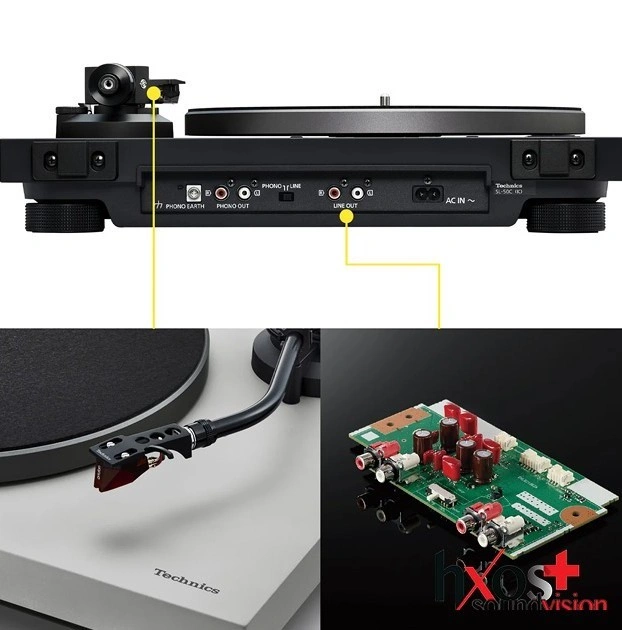 Technics SL-50C: Με προενισχυτή phono ΜΜ και κεφαλή Ortofon 2M Red