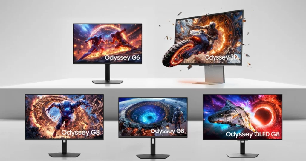 Samsung Odyssey 2026: Πέντε νέα gaming monitor σε 6K, 3D χωρίς γυαλιά και έως 1.040Hz