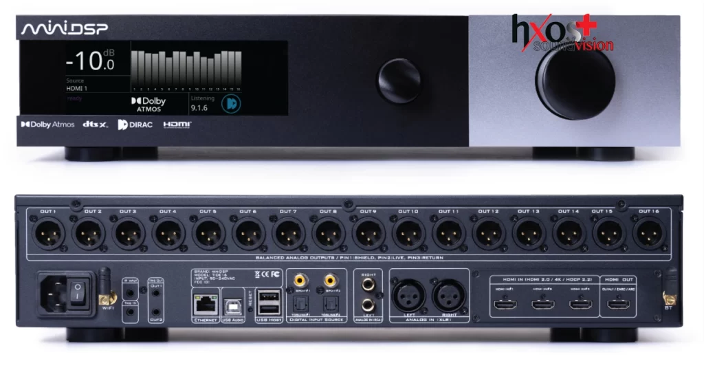 Tide16: O πρώτος Dolby Atmos προενισχυτής της MiniDSP είναι γεγονός