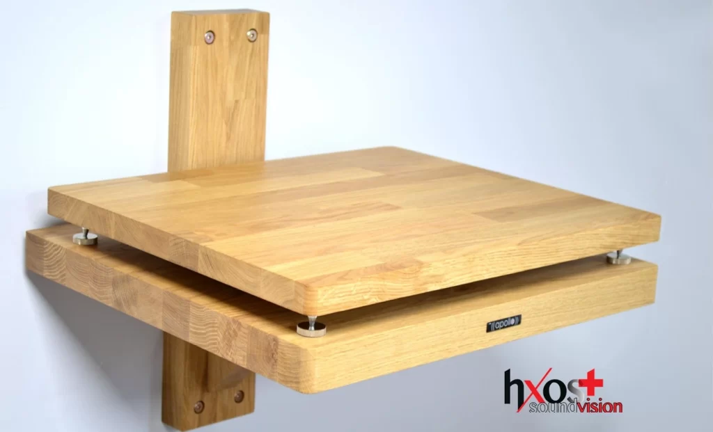 Atacama Apollo Atlas WM1: Eπιτοίχια βάση από μασίφ δρυ για αποτελεσματική απομόνωση του πικάπ