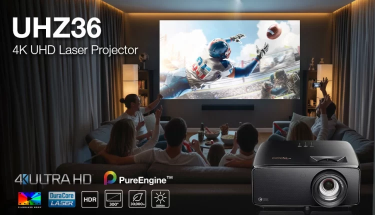 Optoma UHZ36: νέος 4K laser προβολέας για καθημερινή χρήση