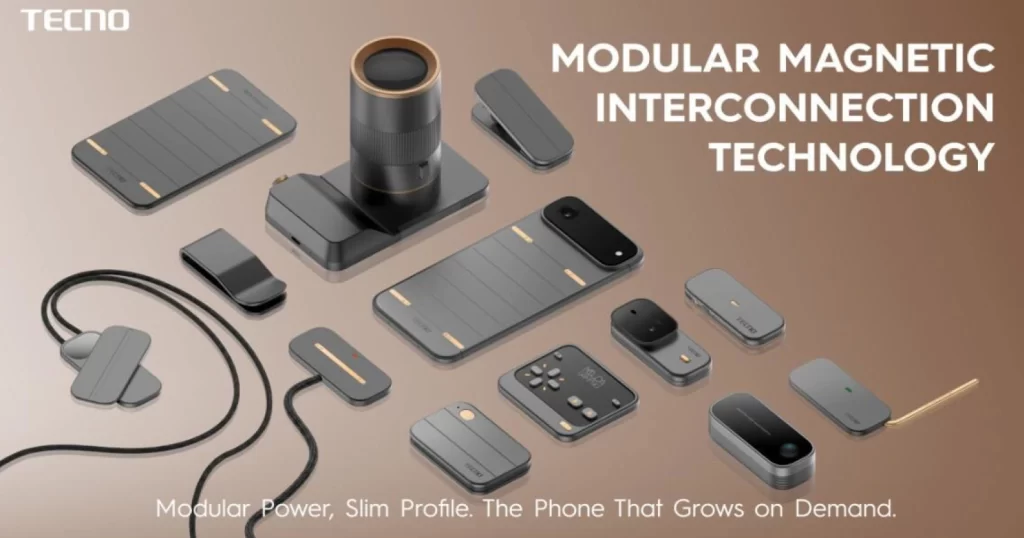 TECNO Modular Phone: Η επόμενη εποχή των smartphones κάνει πρεμιέρα στο MWC 2026