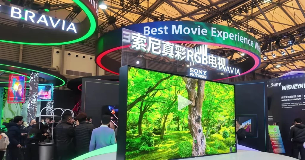 Sony True Color RGB TV: Παγκόσμια πρεμιέρα στη Σαγκάη