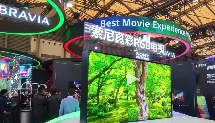 Sony True Color RGB TV: Παγκόσμια πρεμιέρα στη Σαγκάη