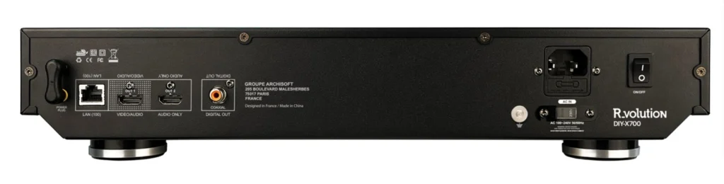 R_volution Chassis DIY-X700: Το kit που μεταμορφώνει το Sony UBP-X700 σε high-end player