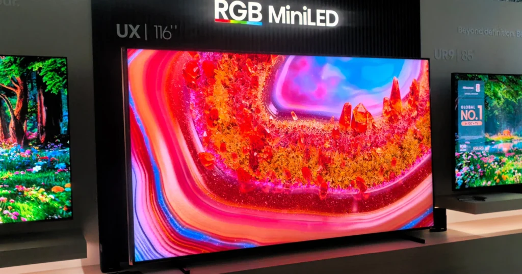 Hisense UXS RGB+C Mini LED TV: Είδαμε την τετραχρωμία