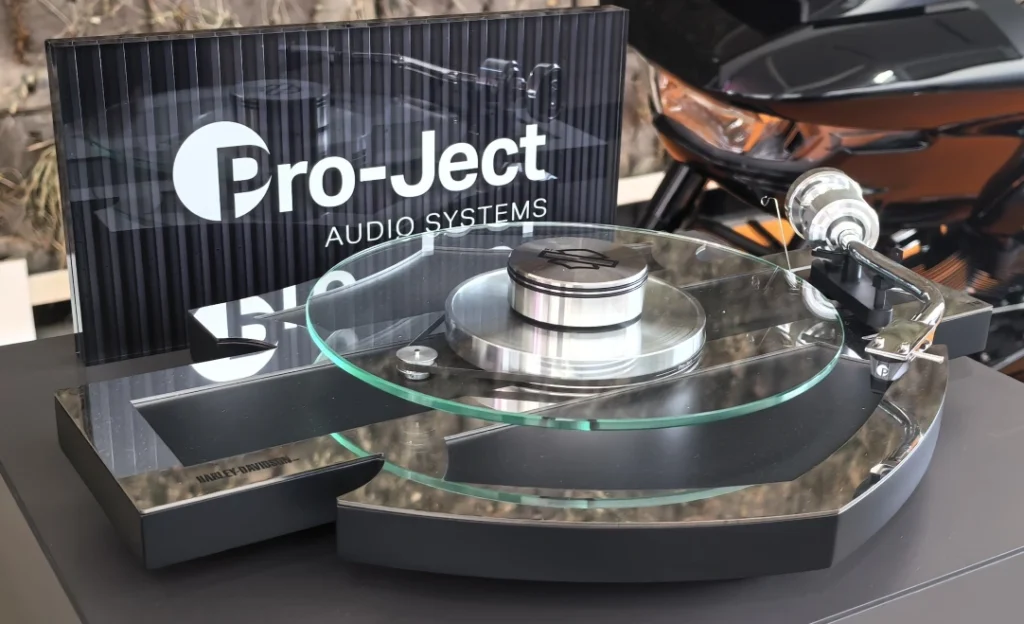 Pro‑Ject Harley Davidson Turntable close-up