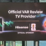 Οι τηλεοράσεις του VAR είναι RGB και είναι της Hisense στο παγκόσμιο κύπελο ολοκληρωμένο σύστημα ακριβείας για το Μουντιάλ