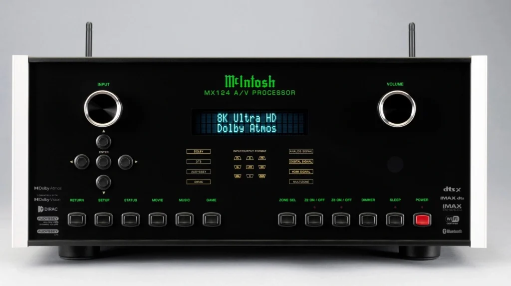 McIntosh MX124: Προενισχυτής επεξεργαστής AV με 13.4 κανάλια